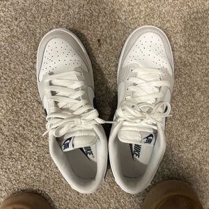 Nike Dunks men’s 7.5 women’s 9 navy blue and white